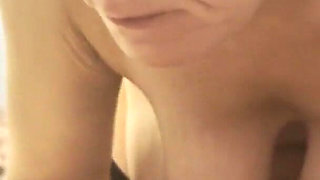Mature Marie Sucking the Cum Out and Showing Cum in Mouth POV