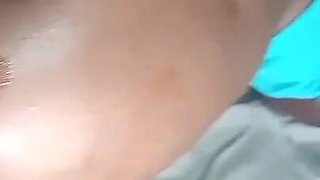 Horny Black Babe with Oil on Her Big Round Ass Gets Fucked - Black Porn