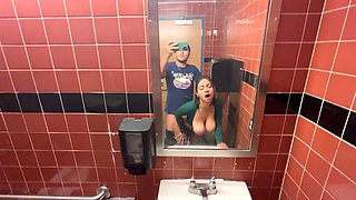 Whole Foods Public Bathroom Sex (real Amateur Video with Hailey Rose)