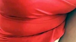 Blonde solo jerking off
