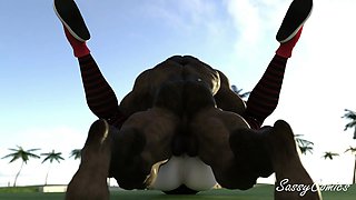 Mavis Dracula Fucked Hard by Monster on A Gulf Course