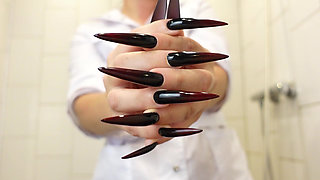 Nurses Long Nails JOI