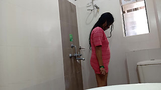 Indian Bhabhi Fingering Pussy While Taking Shower