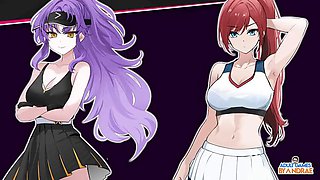 Ep8: Hentai Scenes with Ayaka, Kimiko and Miki - Academy Love Saga: Tennis Angels Ex