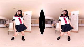 Beautiful Schoolgirl Panty Shot Joi Part 1 - Asian Teen Striptease