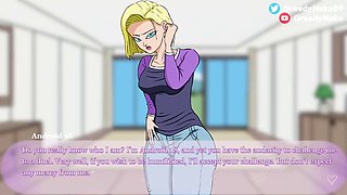 Android 18 Gets Fucked Hard Cachipun with Waifu