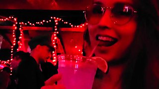 Big ass amateur blonde fucking POV in public