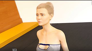 Misskitty2k explores camel toe at the University of Problems