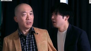 JAPANESE WIFE BECOMES A NUDE MODEL FOR HUSBANDS BOSS AND