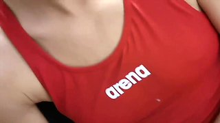 Risky Fuck in the Toilet