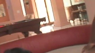 Ebony Babe Masturbates and Gets Dp Screwed
