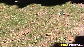 Busty Filipina Mia Li Sucks Stranger's Big Dick on the Street