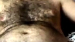 Big-Cock Turkish Bear Masturbates on Webcam