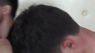 Cuckold Loser Admirer Is Trained to Suck Cock!