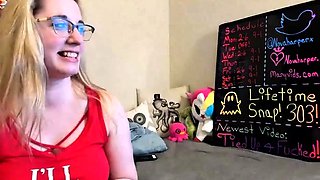 College coed amateur blonde big sex toy EXGF