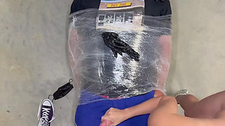 Time lapse of guys getting tied and fucked in our storage unit