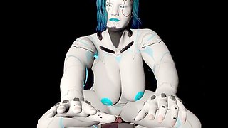 Exploring anal fun with a thick dildo in a wild three-dimensional fantasy