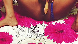 Horny Wife Plays with Lifelike Dildo - Feels Just Like the Real Thing!