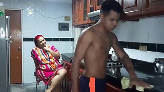 My Stepmother Gets Horny in the Kitchen and We End Up Fucking. Prt. 1