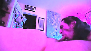 Taking care of Papabear's needs.