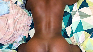 Big ebony ass sensually mounted for her boyfriend