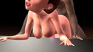 Helen Doggy in the Office Desk