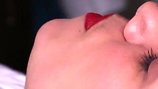 Close up Mouthful