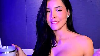 Confident athletic Hanna Miller blowjob video full