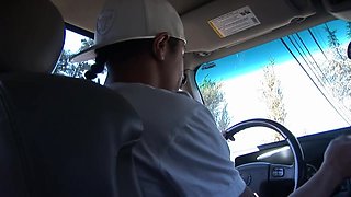 Cute 18yo girl spreads her legs for a huge meatpole