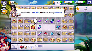 We start in the hot village