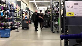 Fiery blond amateur public sex for money