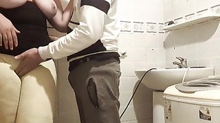 The Arab Stepmother Calls the Washing Machine Repairman and Seduces Him and He Fucks Her Pussy Big Ass Moroccan Pussy