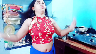 Delhi girl full fun in Her house with her boyfriend