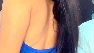 Big boob brunette masturbates on webcam
