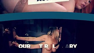 Blonde Babe Gets Fucked Doggystyle Hard At The Gloryhole