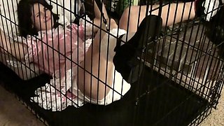Dolly: Messy Maid in Cage