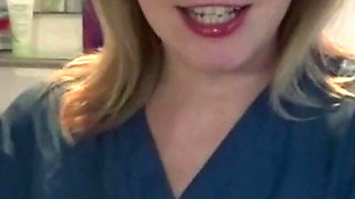 Latex Glove JOI in the Dental Chair Naughty Nurse POV