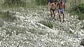 Busty Horny MILF Ass Fucked and Cummed in Mouth and Pussy by Two Big Cocks on the Boat