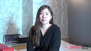 Freaky Japanese Wife Shows Us What Her Shaved Pussy Can Do