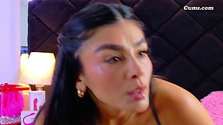 Cute Chick Teasing On Webcam