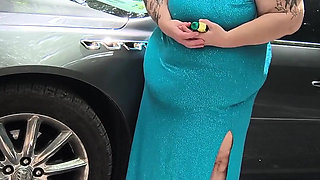 Helping Her with Her Tire Set Her Wet Pussy on Fire