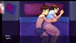 Stepsister Jenny Gets Filled By Stepbrother's Cum Inside Pussy
