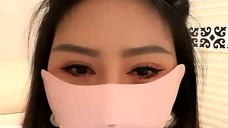 Glamour babe with big boobs masturbates in lingerie