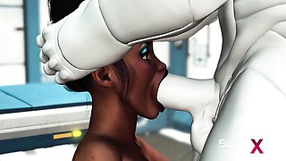 Fancy woman's doggystyle movie by Scifi-X