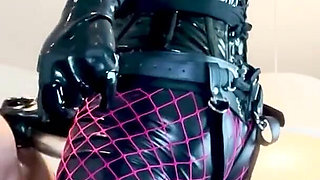 Pegging session with my chastity slave