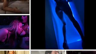 Big Boobed Blonde Masturbates With A Dildo In The Bathroom