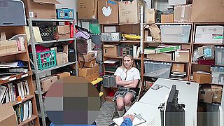 teen 18+ Thief Alyssa Cole Gets Hard Fuck Punishment From Store Officer