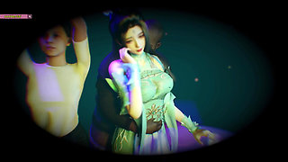 Animated Enchantment: Beauty of the Bigtits Goddess - 3D Animation