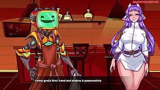 Amazing hentai nymphs in a 3D porn game by Naughtygameplays