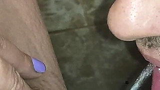 Licking Pussy in Bathroom